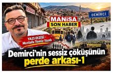 YAZI DİZİSİ - Mustafa Temiz Yazdı Demirci’nin sessiz çöküşünün perde arkası-1 