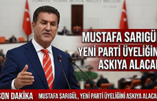 Mustafa Sarıgül, Yeni Parti Üyeliğini Askıya Alacak