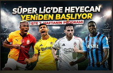 Süper Lig'de heyecan yeniden başlıyor: İşte 7. haftanın programı