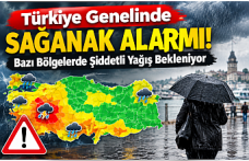 Türkiye Genelinde Sağanak Alarmı! Bazı Bölgelerde Şiddetli Yağış Bekleniyor
