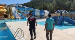 Demirci'de Kurum Amirlerinden Covid-19 Denetimleri