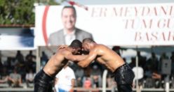 Pehlivanlar Çayıra sığmadı! Er meydanından yiğitler geldi geçti