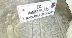 Roma dönemine ait bu mozaik az kalsın satılıyordu! 2 kişi gözaltında