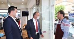Başkan Akın Esnaf Ziyaretlerinde Bulundu