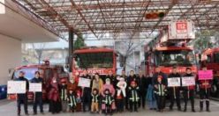 İtfaiye özel konuklarını ağırladı