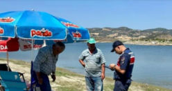 Gördes Barajında kaçak avlanmaya ceza