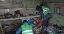 Söz konusu ev ama içinden 4 traktör çöp çıkarıldı