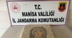 Meryem Ana figürlü mozaik ele geçirildi