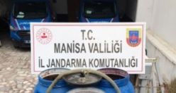 500  litre kaçak şaraba jandarma el koydu