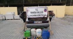 Jandarma çalıntıları kayıt altına alırken uzun bir liste oluştu