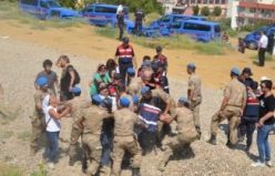 Salihli'de JES eylemi CHP Milletvekili yaralandı 26 kişi gözaltına alındı www.manisasonhaber.com