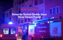 SON DAKİKA! Simav’da Termal Otelde Gece Yarısı Yangın Paniği