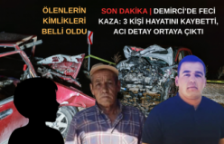 SON DAKİKA! Demirci'de bugün meydana gelen kazanın detayları ortaya çıktı!