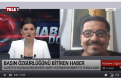 Haber yapabilir diye ifadeye çağrıldı TELE1 Habere Doğru programında Gazeteci Mustafa Temiz olayı anlattı