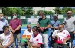 Demirci Akıncılar tekerlekli sandalye tenis Türkiye şampiyonası sona erdi