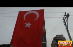 TURGUTLU'YA ŞEHİT ATEŞİ DÜŞTÜ