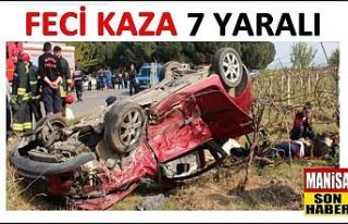 Feci kazada 7 kişi yaralandı