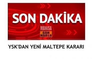 Maltepe için YSK'nın yeni kararı