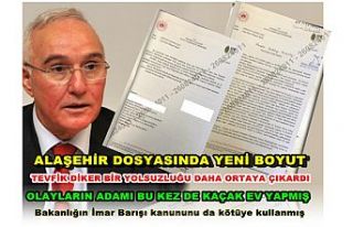 Diker " Bakanlığın İmar Barışı Kanununu...