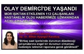 Mor ışık 112 çalışanlarını hastanelik etti...