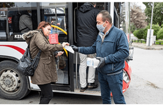 Toplu Ulaşımda Ücretsiz Maske Desteği