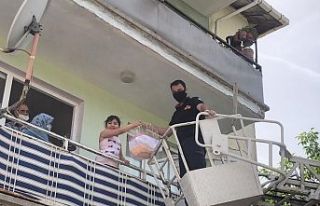 İtfaiyeden Tuana’ya Doğum Günü Sürprizi