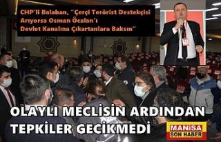 CHP’li Balaban, “Çerçi Terörist Destekçisi...