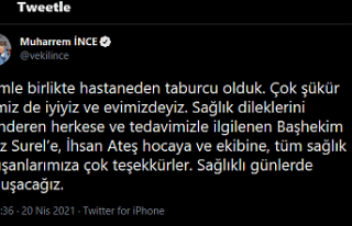 Muharrem İnce, taburcu oldu