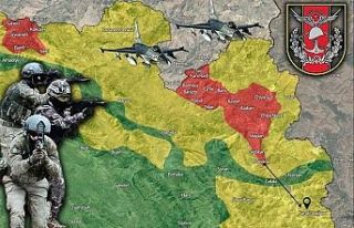 Irak'ın kuzeyinde 11 PKK’lı terörist etkisiz...
