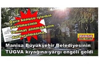 Manisa Büyükşehir Belediyesinin TÜGVA kıyağına...