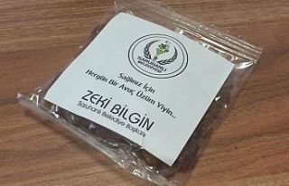 6 bin 370 öğrenciye 250'şer gram poşetler...