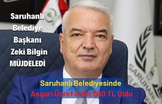 Saruhanlı Belediyesinde Asgari Ücret 6 Bin 500 TL...