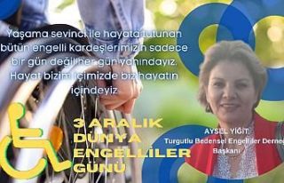 Yiğit : Uygar toplum olmak, engellilere gösterilen...