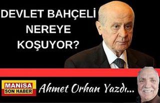 Devlet Bahçeli Nereye Koşuyor? / Ahmet Orhan Yazdı...