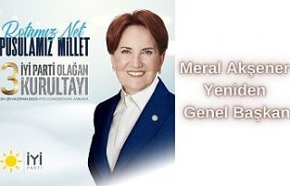Meral Akşener Yeniden Genel Başkan