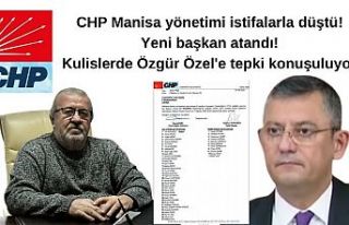 CHP Manisa yönetimi istifalarla düştü! Yeni başkan...