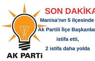Manisa'nın 5 ilçesinde Ak Partili İlçe Başkanları...
