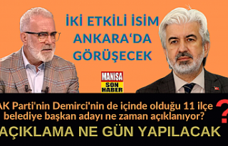 AK Parti'nin Demirci'nin de içinde olduğu...