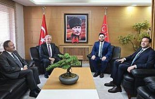 Mansur Yavaş’tan Hüseyin Baş’a ziyaret