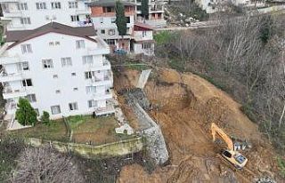 Toprak kayan alan güvenli hale getirildi