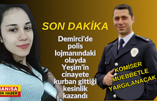SON DAKİKA! Demirci'de polis lojmanındaki olayda...