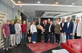 Başkan Zeyrek, MESO ve MEM-DER yönetimlerini ağırladı