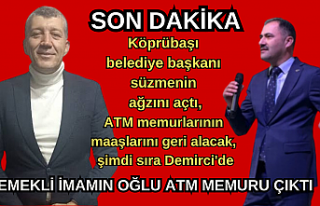 Köprübaşı belediye başkanı süzmenin ağzını...