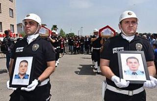 Şehit polisler için tören düzenlendi