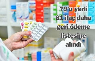 79’u yerli 81 ilaç daha geri ödeme listesine alındı