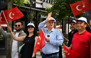 Ata’ya Saygı Yürüyüşü düzenlendi