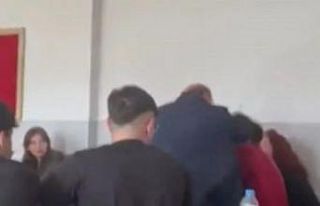 Bir öğretmenin, öğrenciye şiddet uyguladığı...