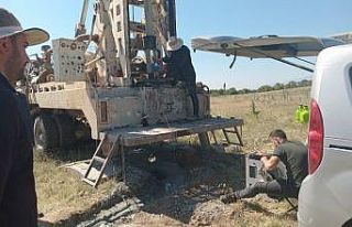 Kepenekli’de bir sondaj kuyusu daha açıldı