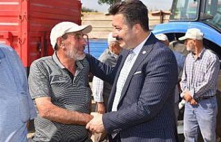 Başkan Ercan Özel: "Çiftçimiz sorun yaşamayacak"