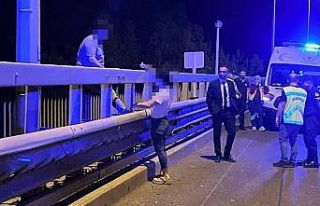 Anadolu Otoyolu’nda yaşamını sonlandırmak istedi